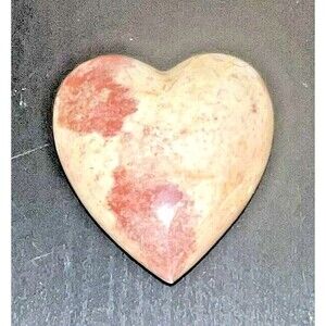SoapStone Heart pink  3.5 inches